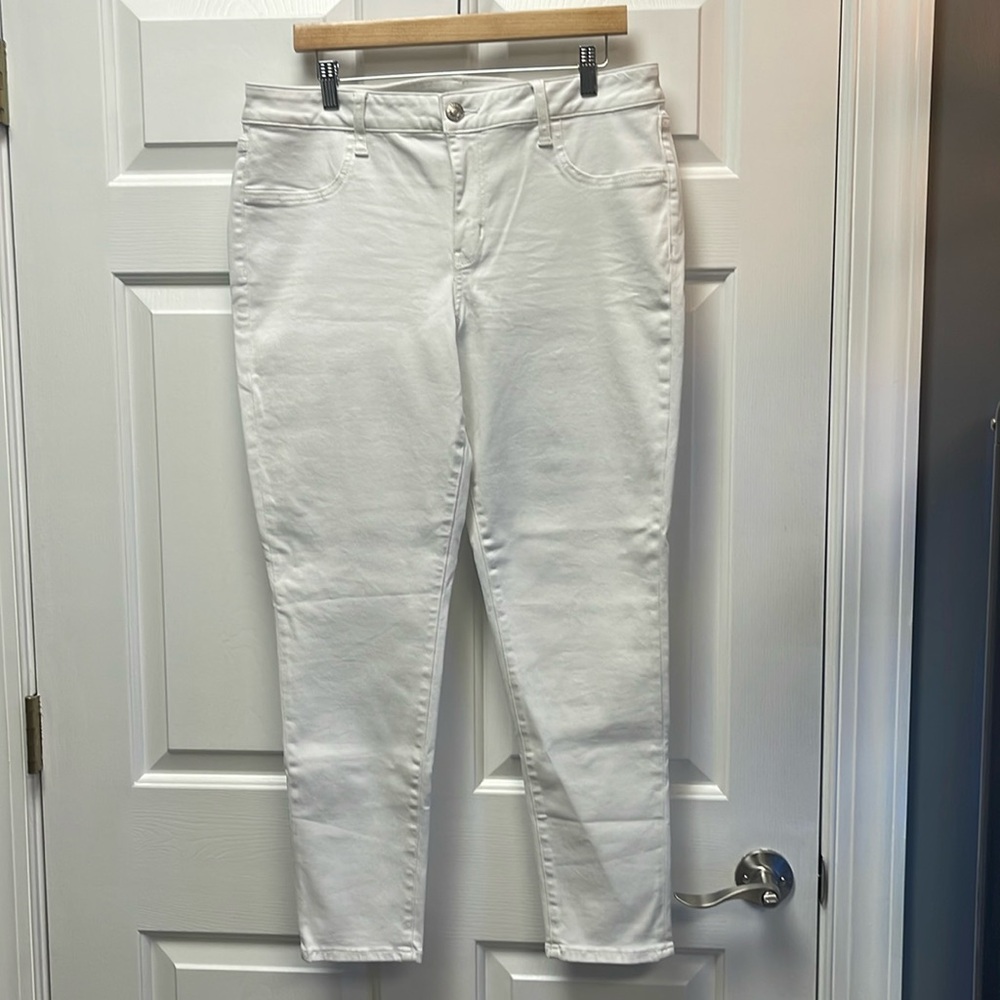 AEO Ne(x)t Level Stretch Jegging white NWT 16